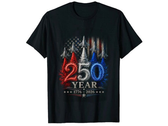 Download 250 Year USA 4th of July T-Shirt - Year Collection