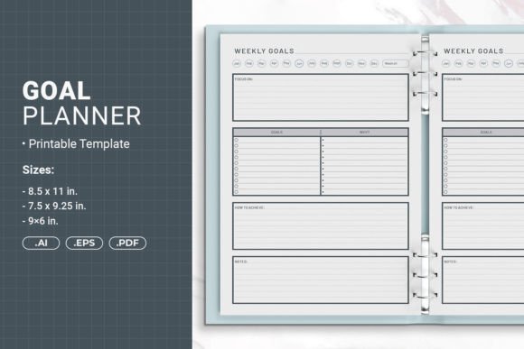 Download Goal Planner Printable Template - Goal planner Collection