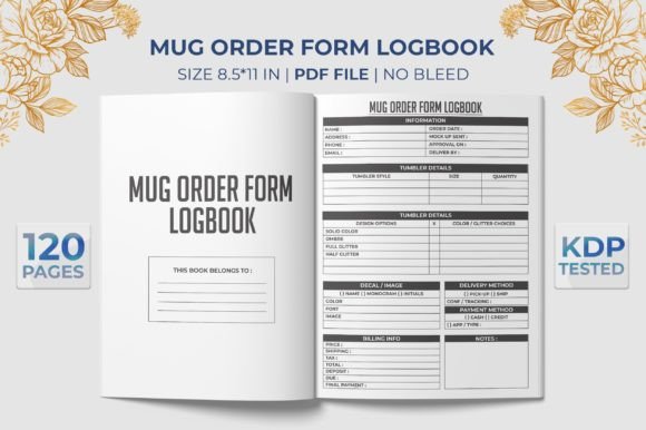 Download Mug Order Form Logbook - Mug order form Collection