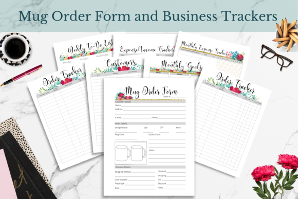 Download Mug Order Form Business Trackers Floral - Mug order form Collection