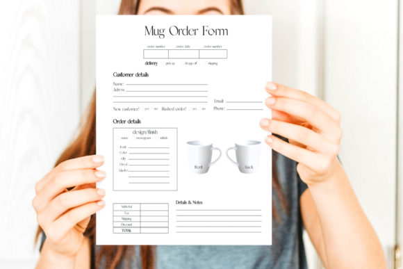 Download Mug Order Form Template, Simple Modern - Mug order form Collection