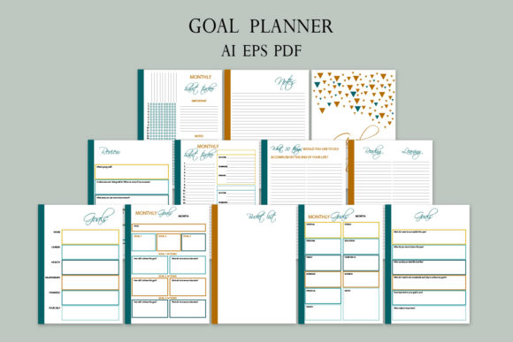 Download Green Goal Planner - Goal planner Collection