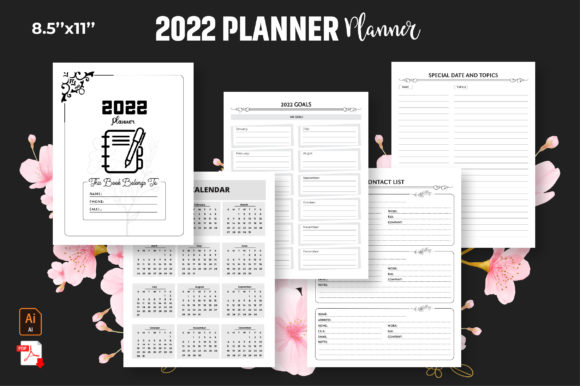 Download 2022 YEARLY GOAL PLANNER with CALENDAR - Goal planner Collection
