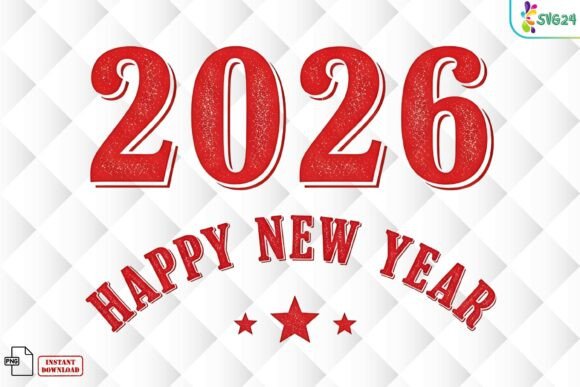 Download 2026 Happy New Year PNG - Year Collection