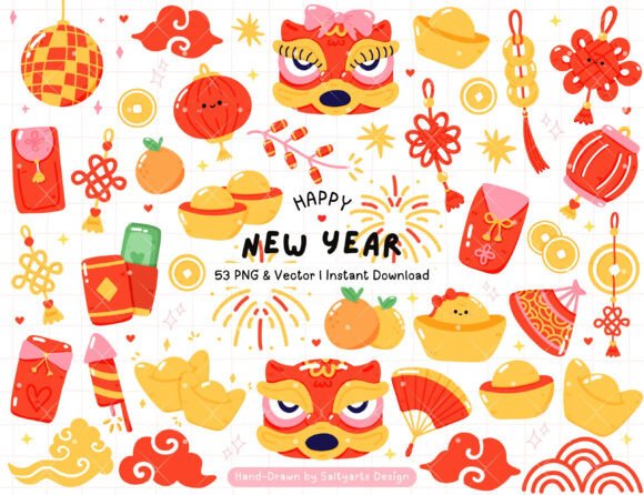 Download Kawaii Lunar 2026 Year of Horse Clipart - Year Collection