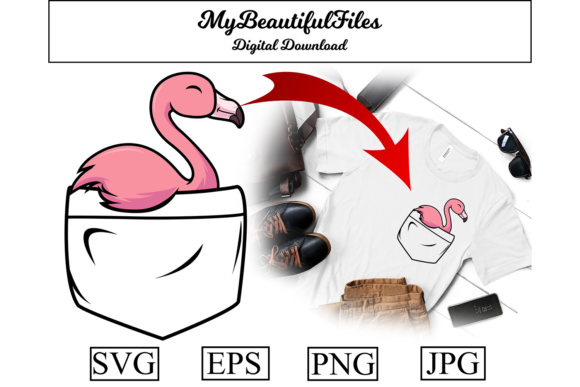 Download Flamingo Pocket Cartoon - Pocket Collection