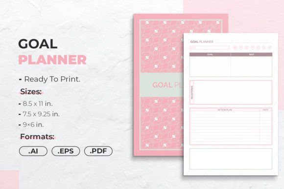 Download Goal Planner | Printable Template - Goal planner Collection